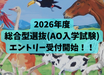 2026年度総合型選抜(AO入学試験)エントリー受付開始！