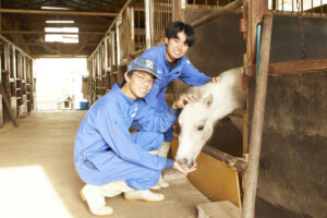 実際に動物を飼育しながら動物を守る知ららを身に着ける東京動物専門学校の学生
